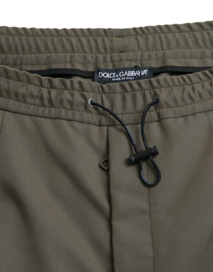 Elegant Cargo Cotton Blend Joggers