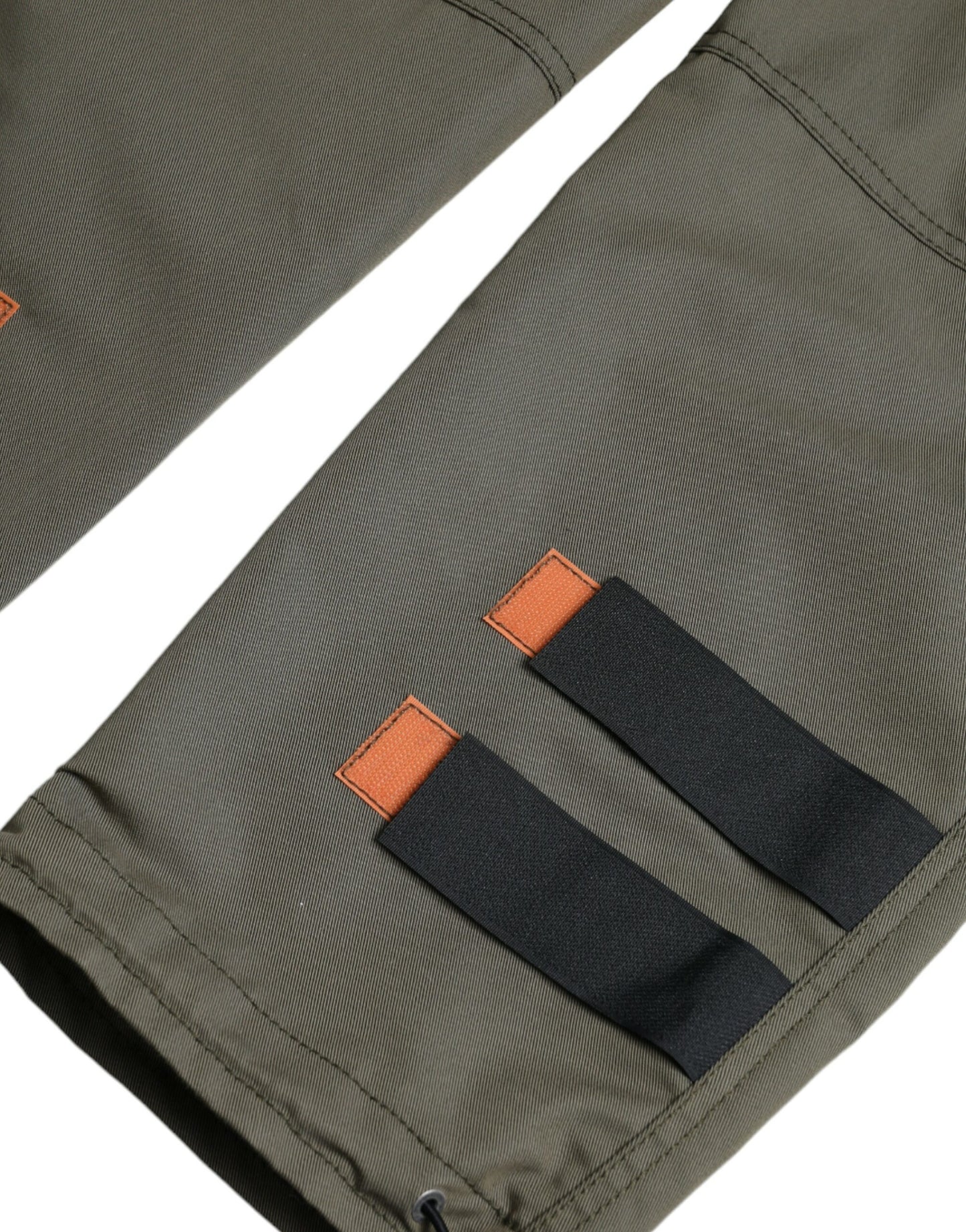 Elegant Cargo Cotton Blend Joggers