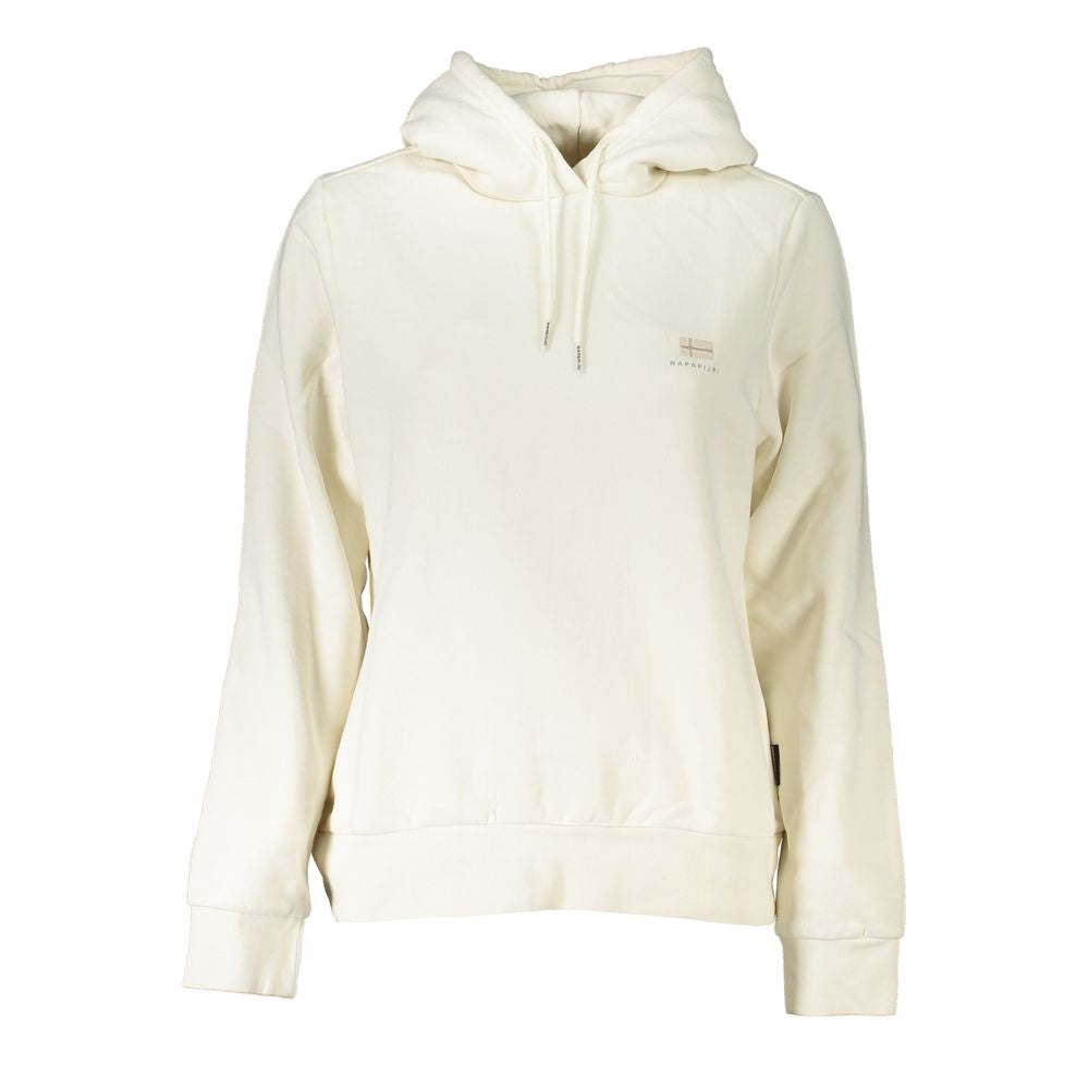 Timeless White Fleece Hooded Sweatshirt