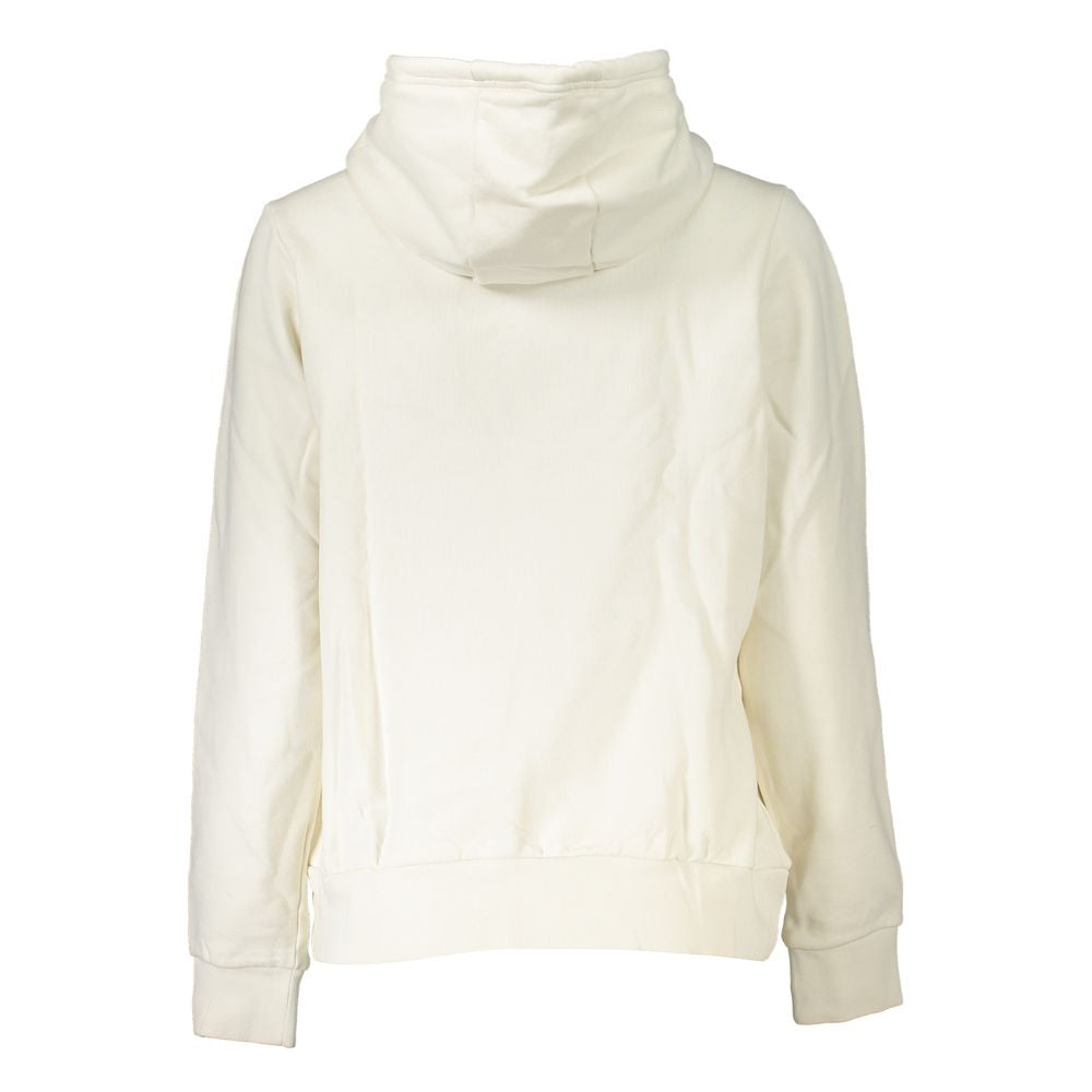 Timeless White Fleece Hooded Sweatshirt