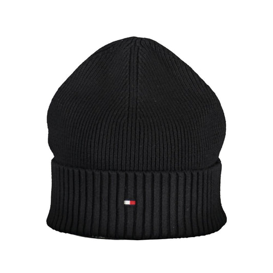 Black Cotton Unisex Hat