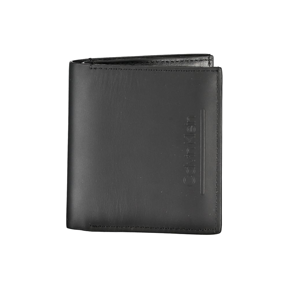 Sleek Dual Compartment Leather Wallet