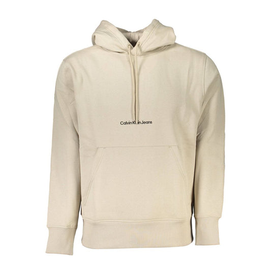 Beige Fleece-Lined Hoodie - Timeless Comfort