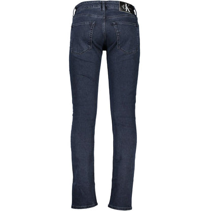 Elevated Blue Jeans with Signature Contrast Detail