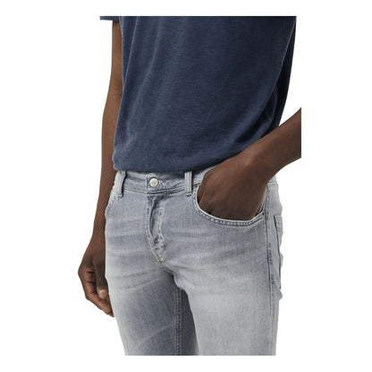 Elegant Grey Stretch Icon Jeans