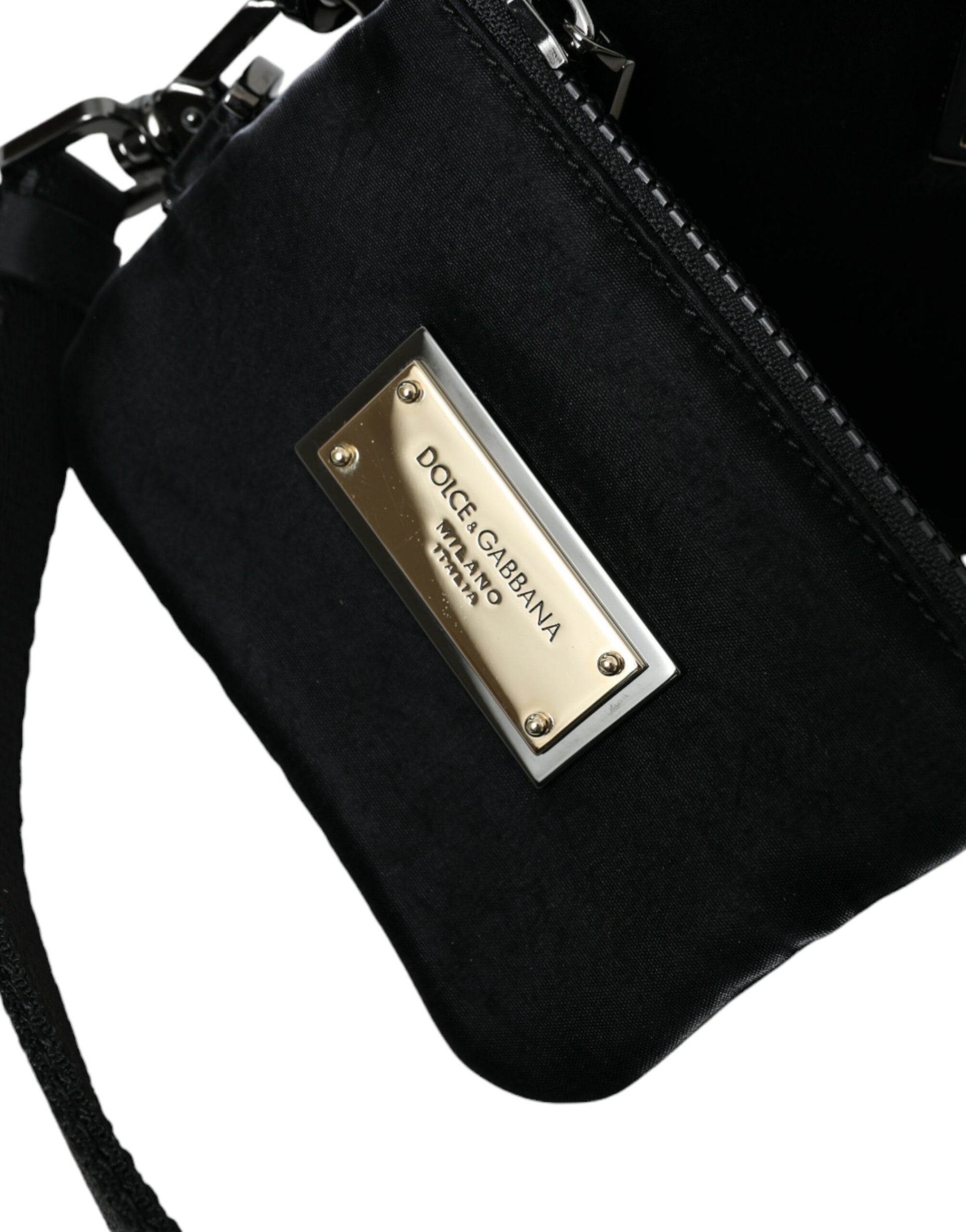 Elegant Black Multifunctional Leather Clutch