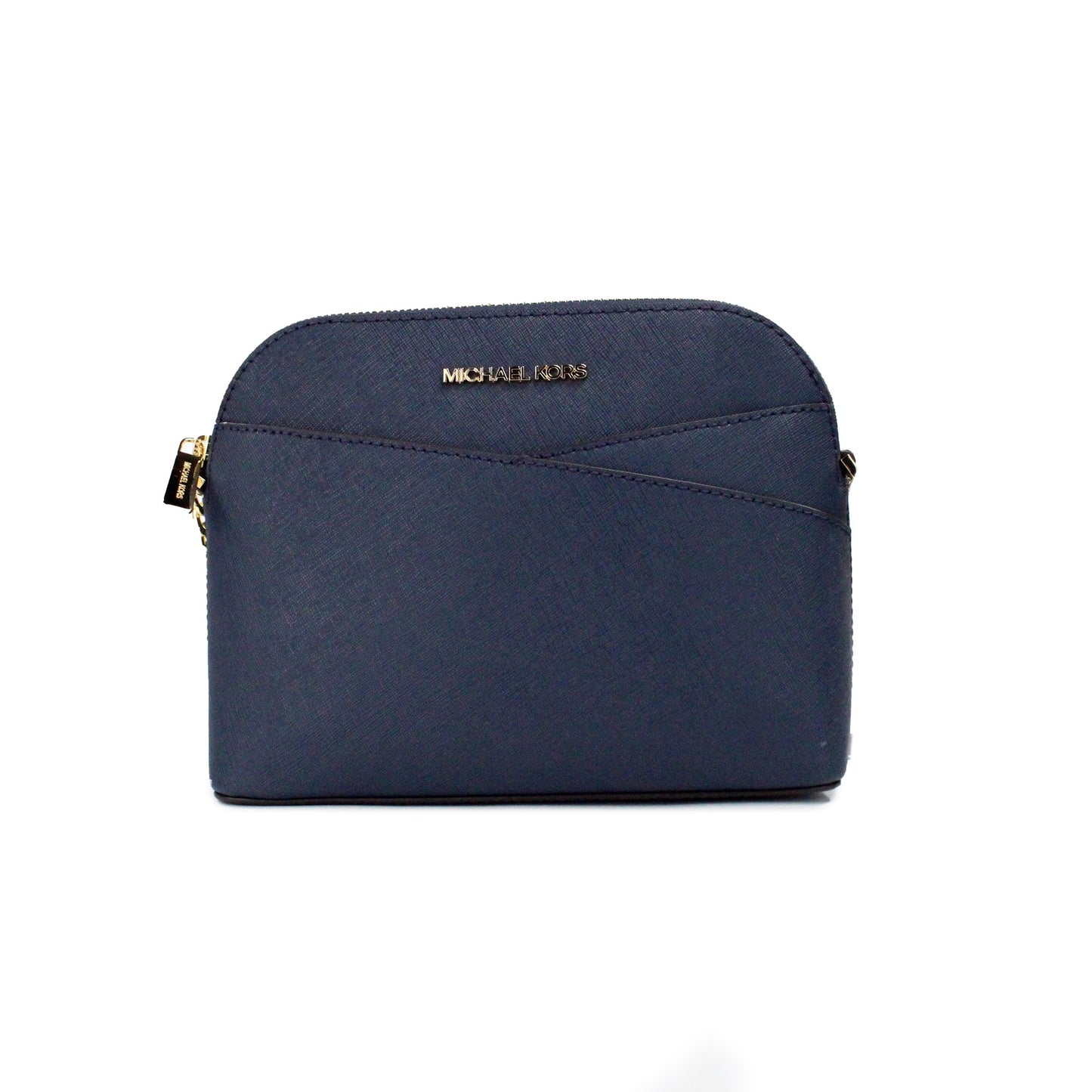 Jet Set Navy Medium X Dome Leather Crossbody Bag Purse