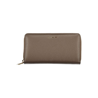 Chic Brown Leather Wallet with Ample Space