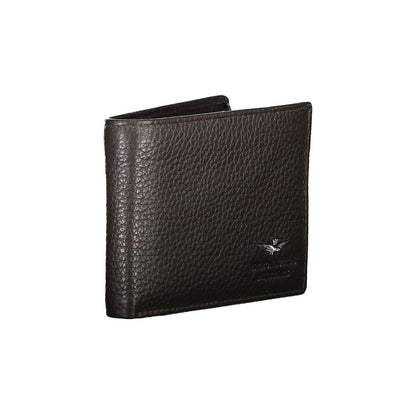 Elegant Two-Compartment Leather Wallet