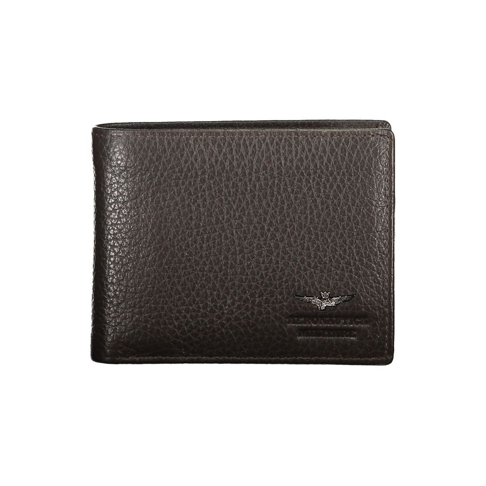 Elegant Leather Dual-Compartment Wallet