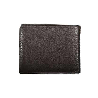 Elegant Leather Dual-Compartment Wallet