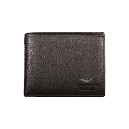 Elegant Dual-Compartment Leather Wallet