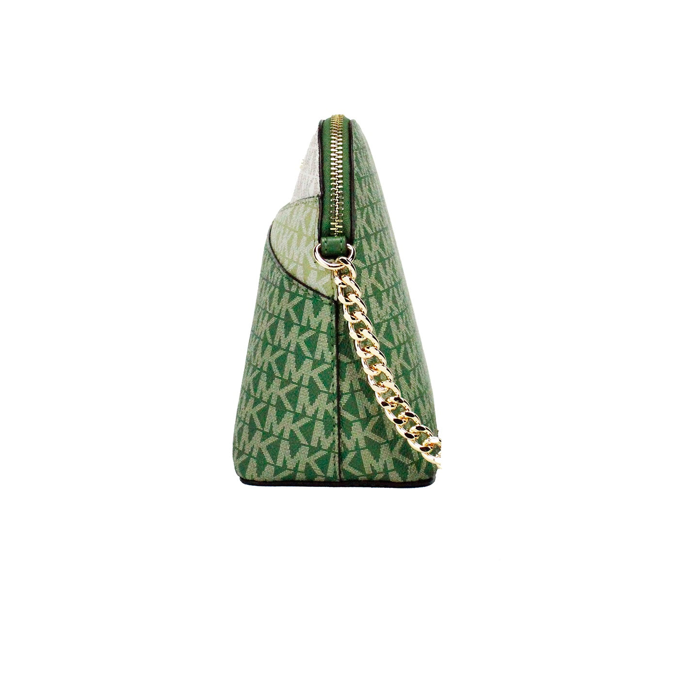 Jet Set Fern Green Medium Signature PVC X Dome Crossbody Bag