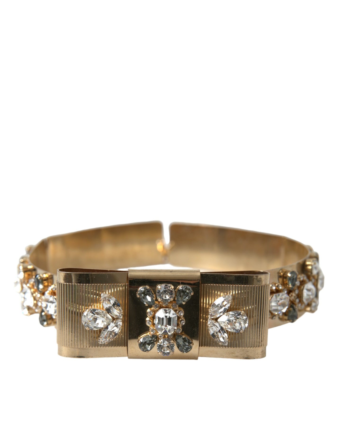 Gold-Tone Crystal Embellished Waist Belt