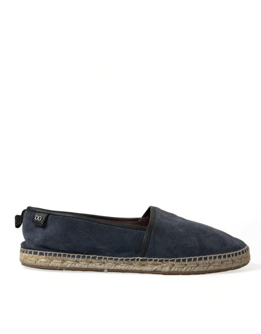 Navy Luxury Suede Espadrilles