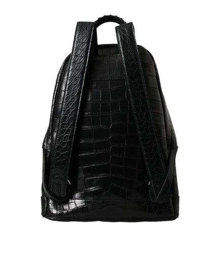 Exquisite Alligator Skin Luxury Backpack