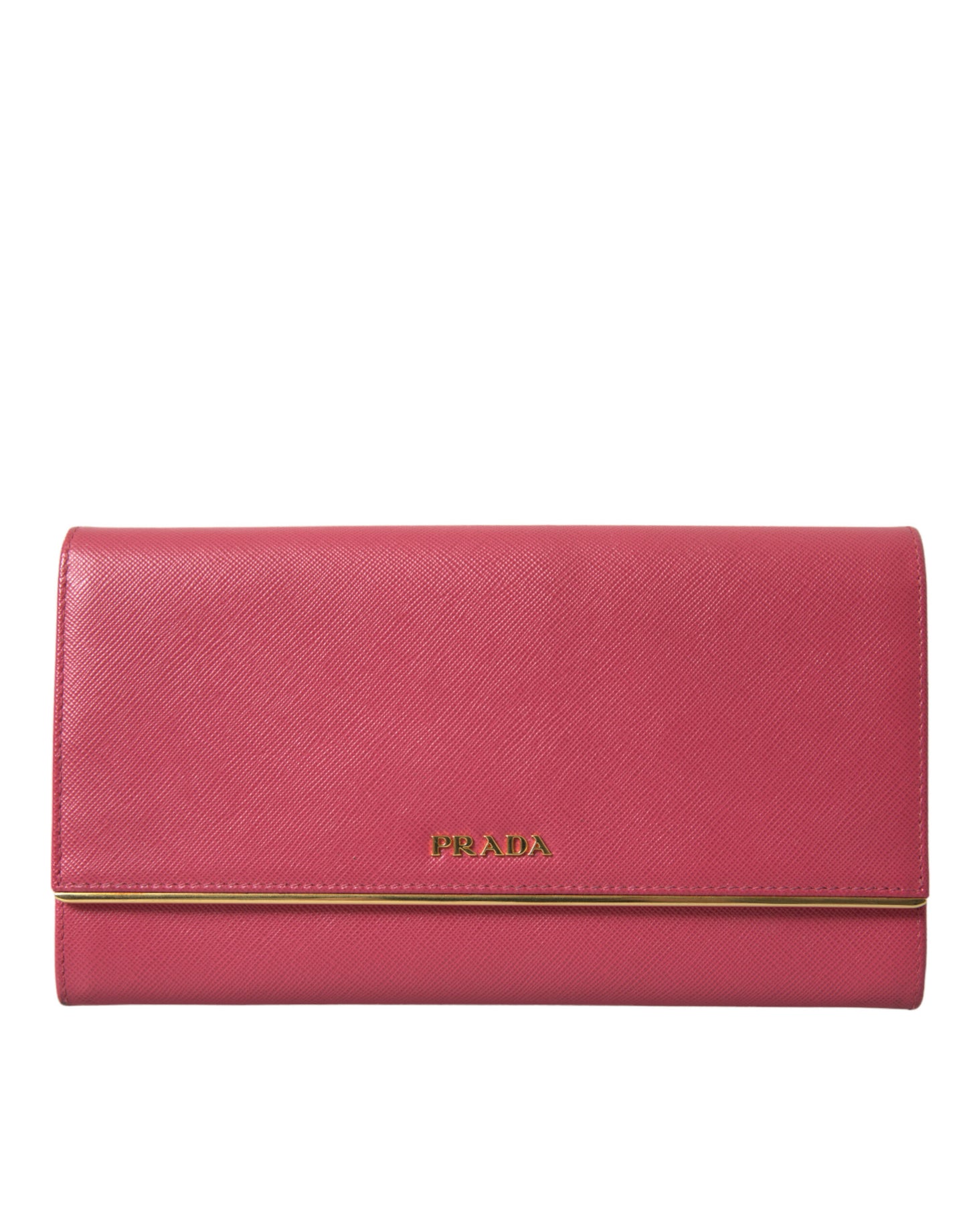 Elegant Pink Leather Bifold Wallet