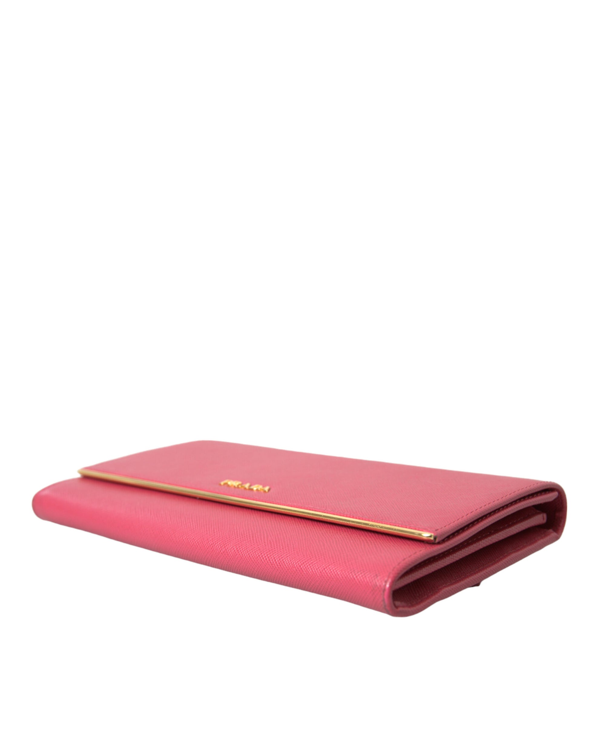 Elegant Pink Leather Bifold Wallet