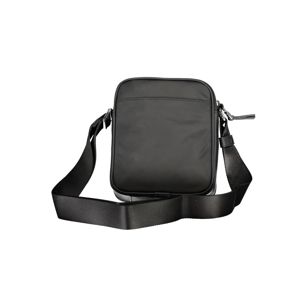 Black Polyester Shoulder Bag