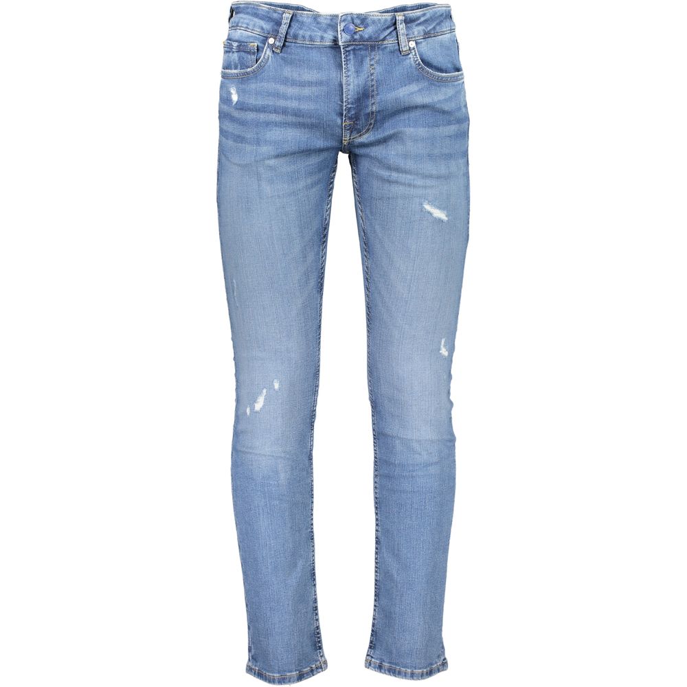 Blue Cotton Jeans & Pant