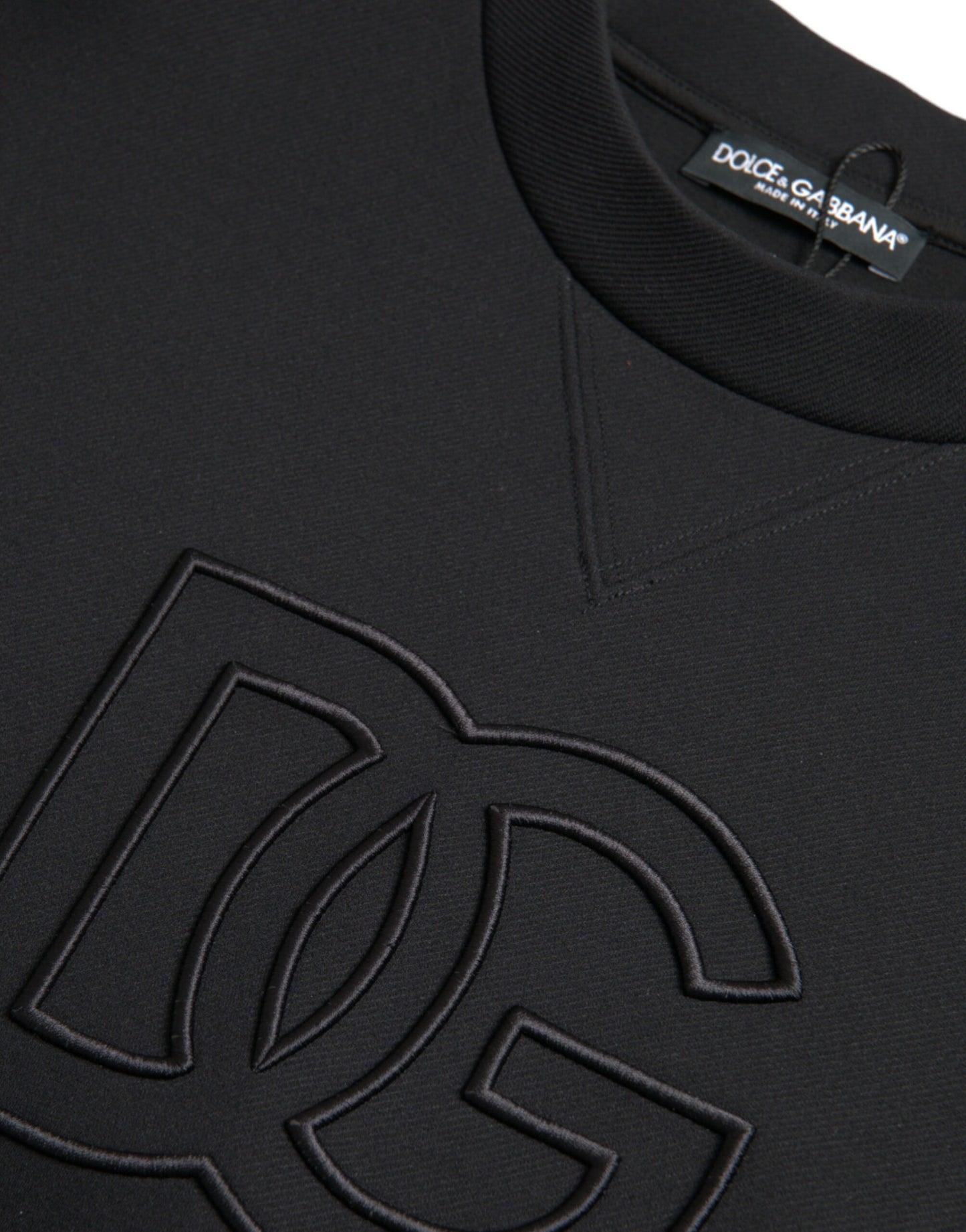 Black DG Logo Pullover Sweatshirt Sweater