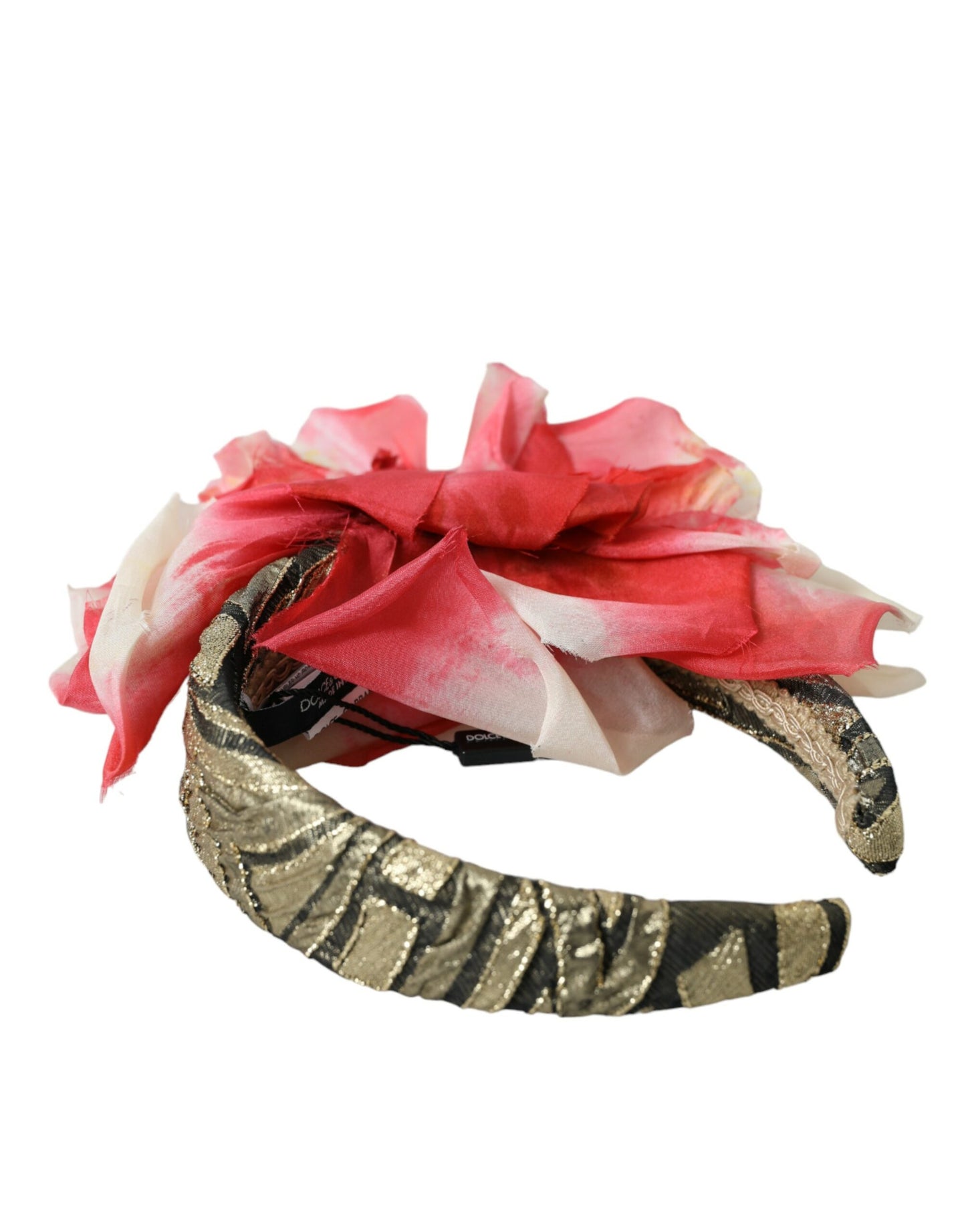 Multicolor Floral Applique Silk Women Headband Diadem