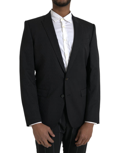 Black MARTINI Slim Fit Jacket Coat Blazer