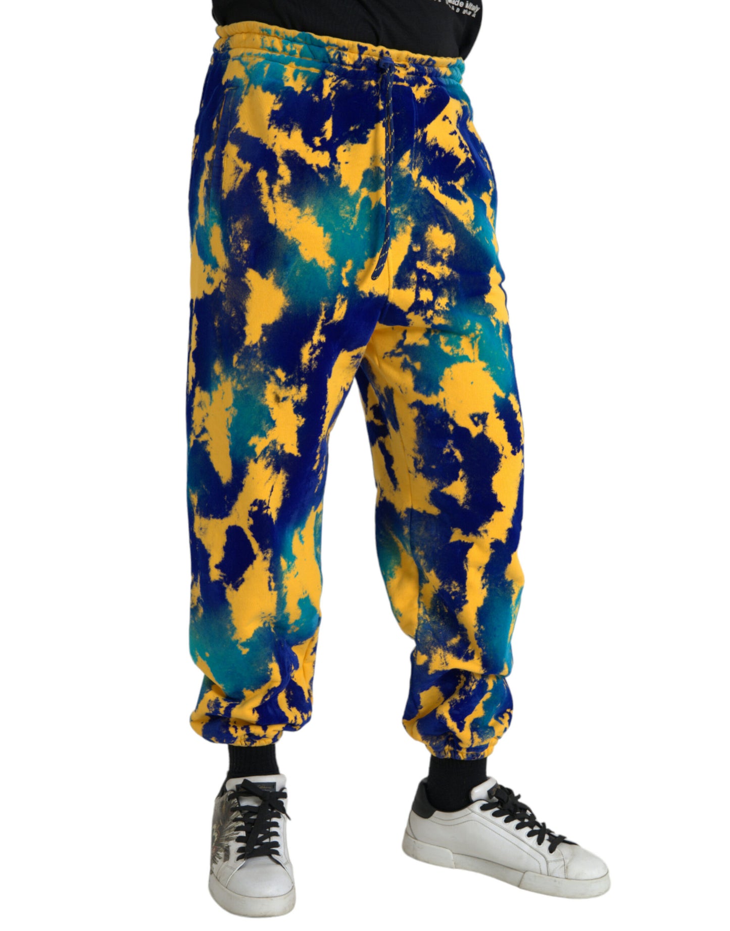 Multicolor Tie Dye Cotton Jogger Men Sweatpants Pants