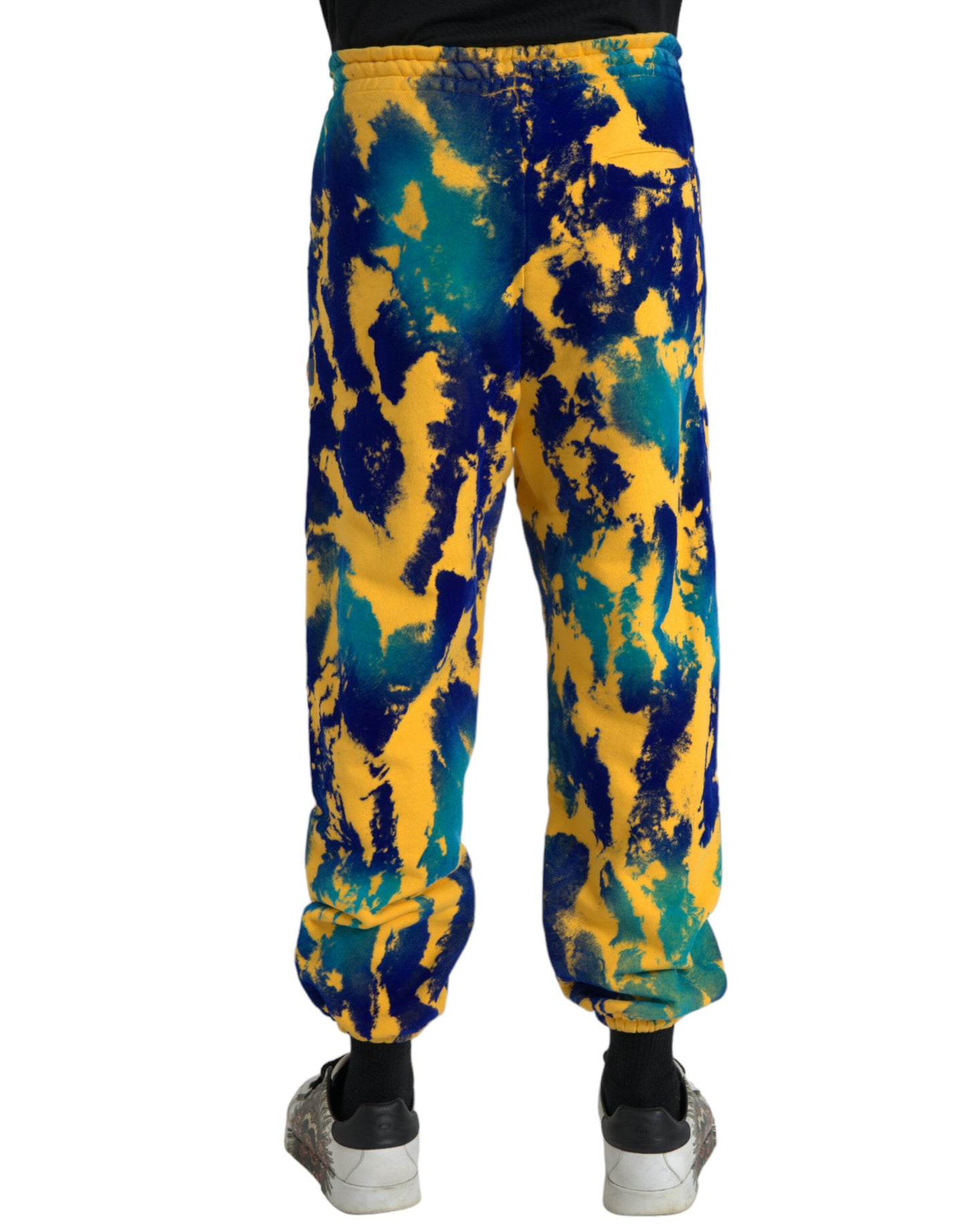 Multicolor Tie Dye Cotton Jogger Men Sweatpants Pants