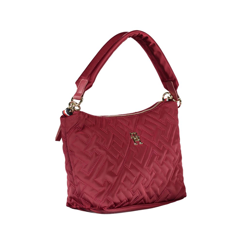 Pink Polyester Handbag