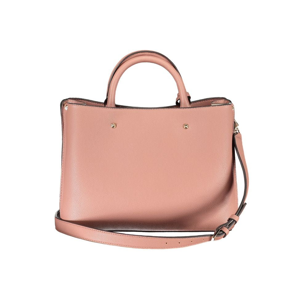 Pink Polyethylene Handbag