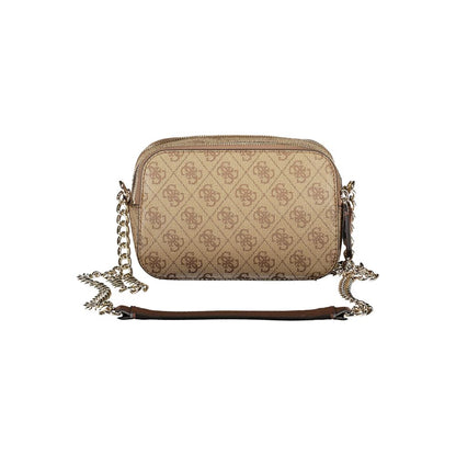 Beige Polyethylene Handbag