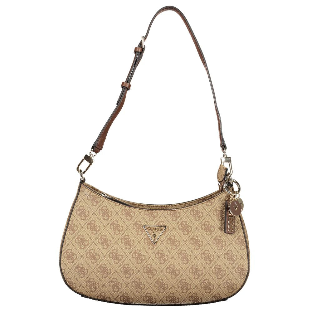 Beige Polyethylene Handbag