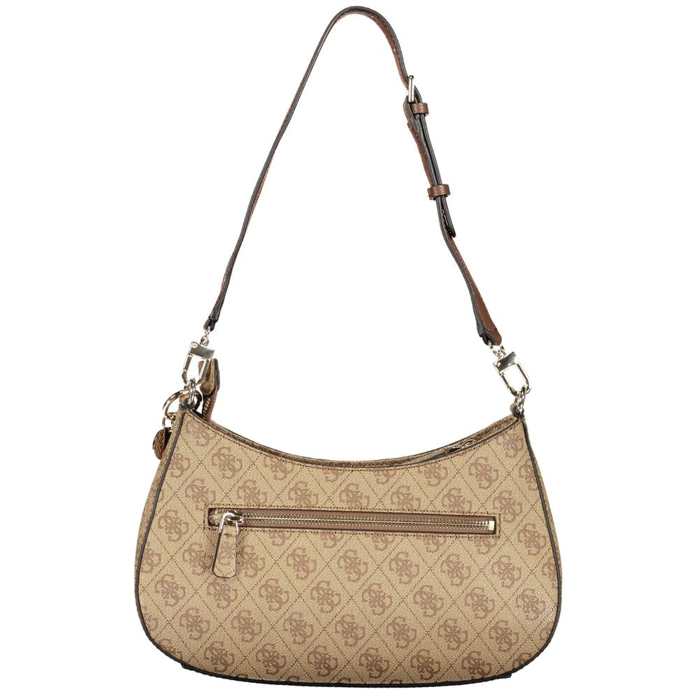 Beige Polyethylene Handbag