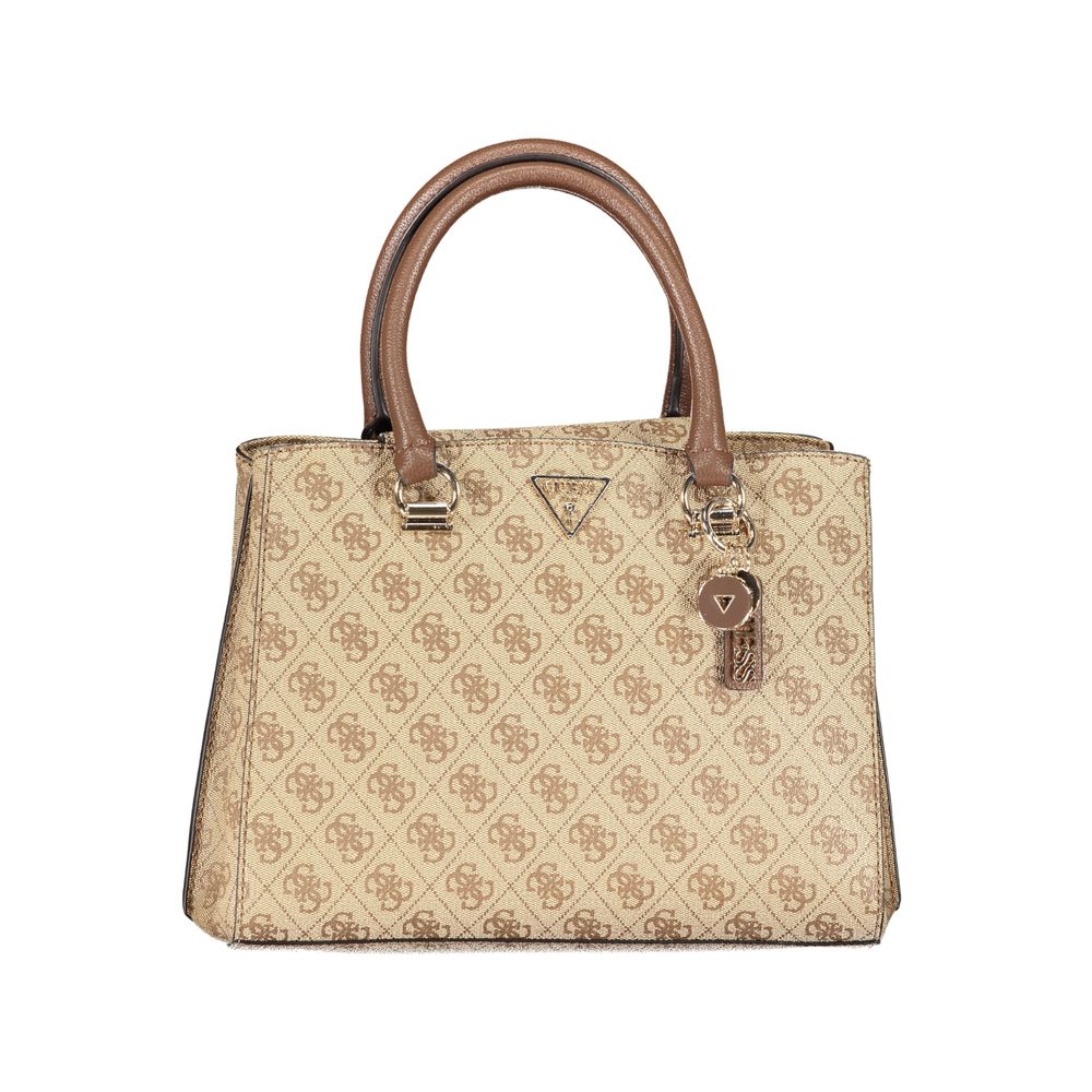 Beige Polyethylene Handbag