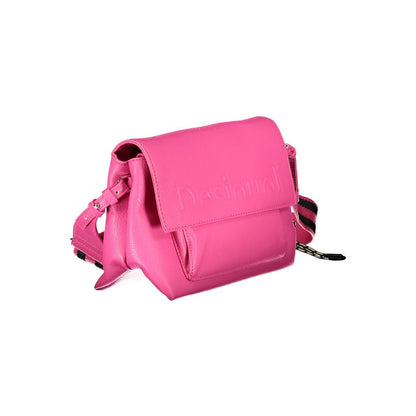 Pink Polyethylene Handbag