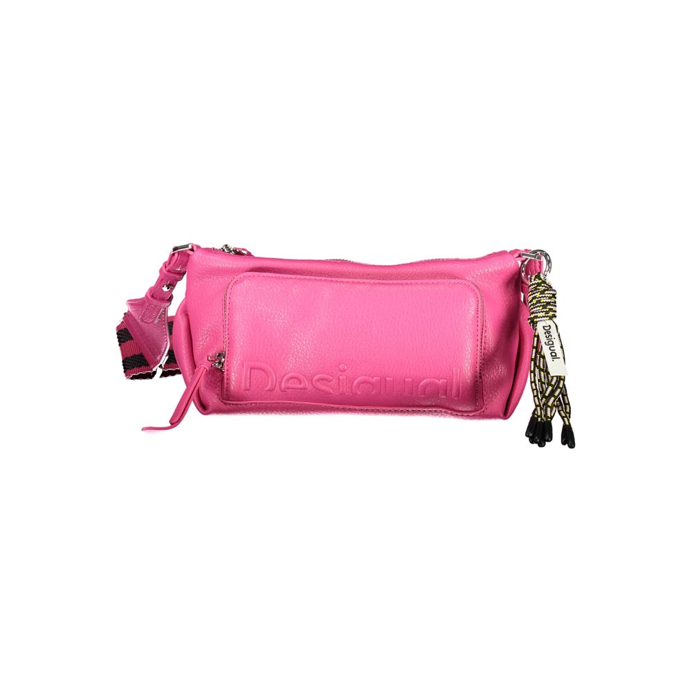 Pink Polyethylene Handbag