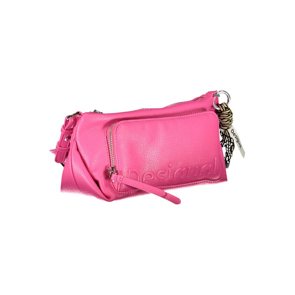 Pink Polyethylene Handbag