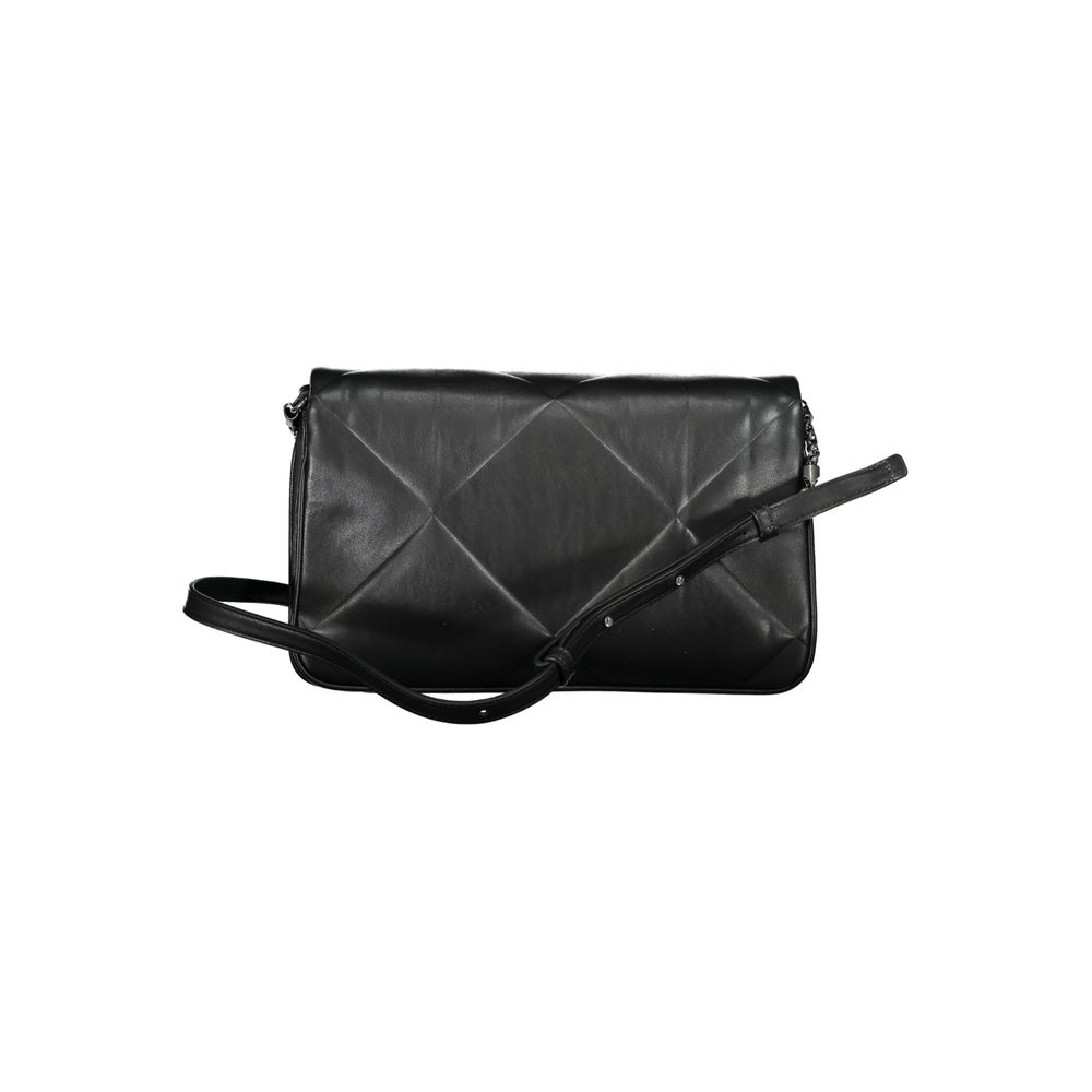 Black Polyester Handbag