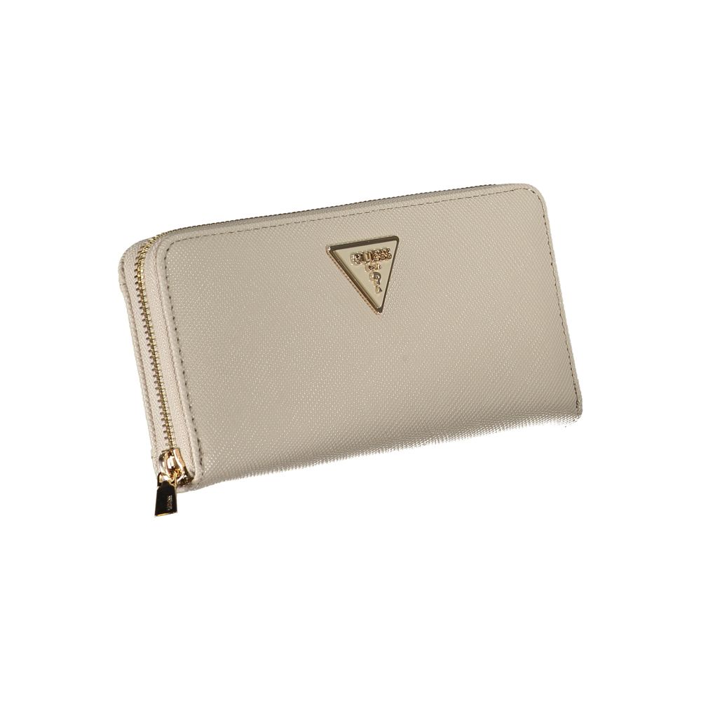 Beige Polyethylene Wallet