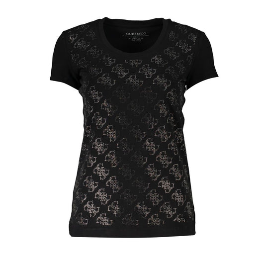 Black Cotton Tops & T-Shirt