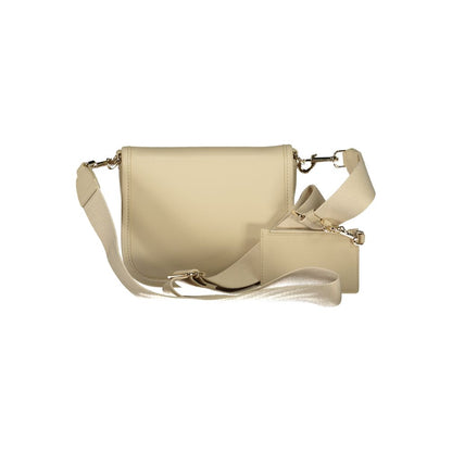 Beige Polyethylene Handbag