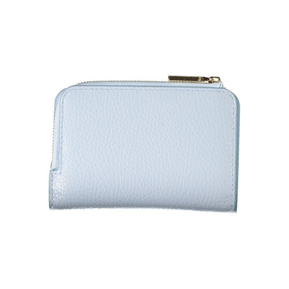 Light Blue Leather Wallet