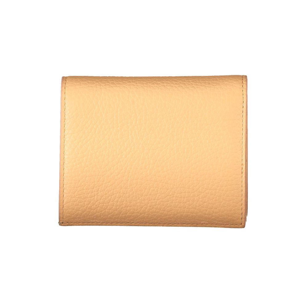 Orange Leather Wallet