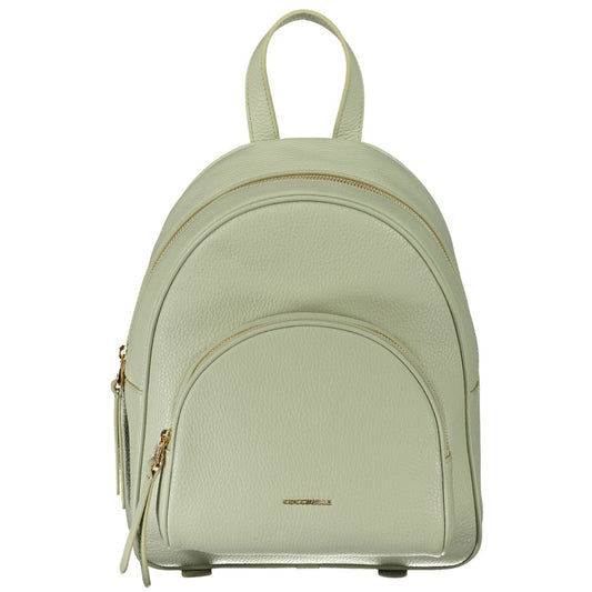 Green Leather Backpack