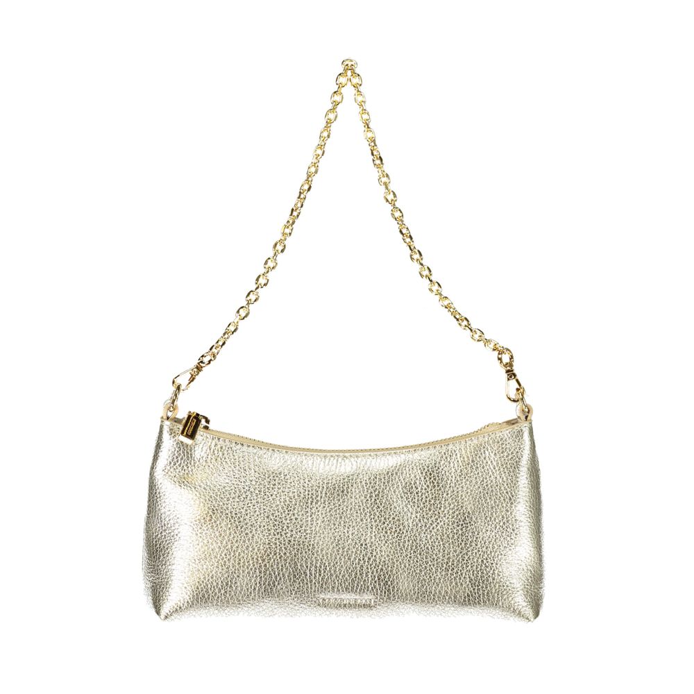 Gold Leather Handbag