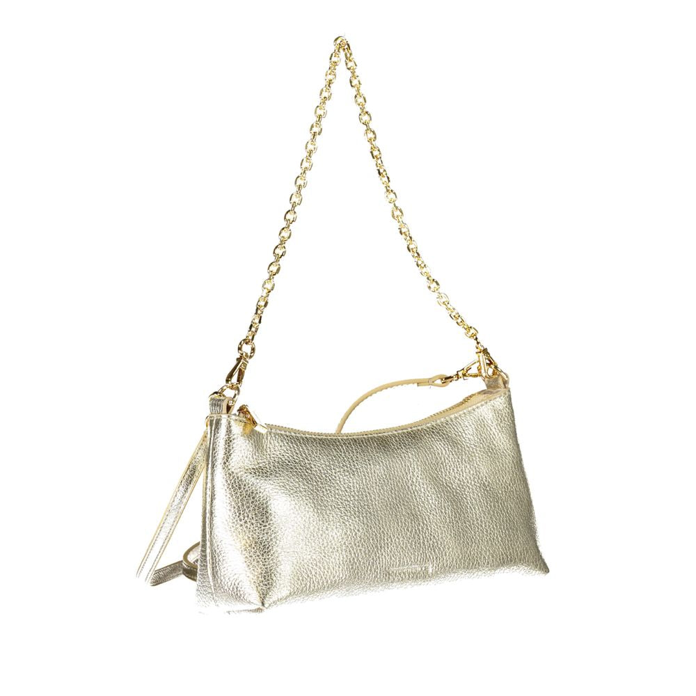 Gold Leather Handbag