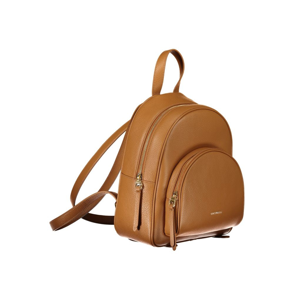 Brown Leather Backpack