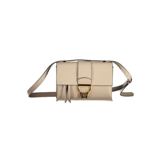 Beige Leather Handbag