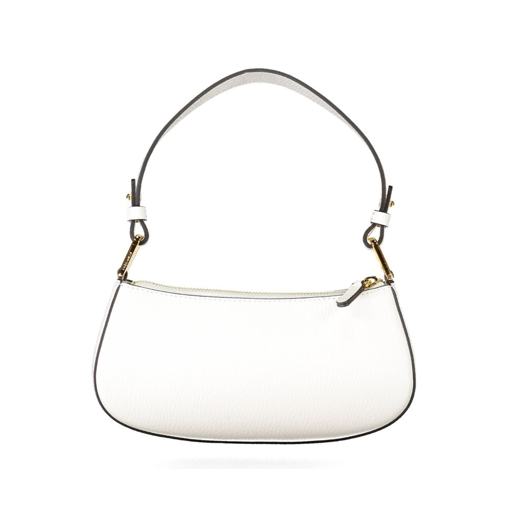 White Leather Handbag